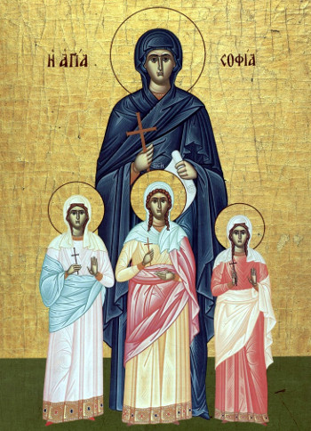 Santa Sophia e suas filhas
